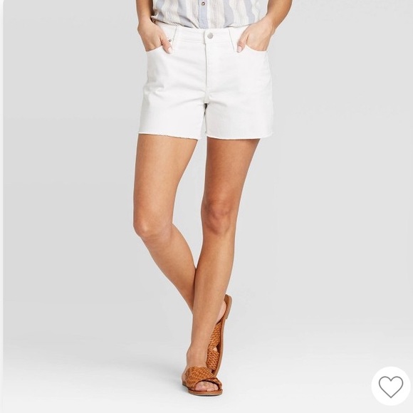 Hand Dyed High Rise Denim Shorts - Picture 3 of 7